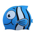 Promotional Fish Shape Silicone kid Children Swim Bath Head Cover